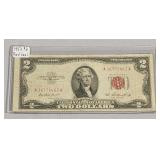 1953 $2 Red Seal Note
