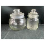 Glass jars with lid