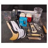 Flash light, salt and pepper shaker set and much