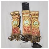 (3) Woodmen of the World Norwood NC Badge Ribbons