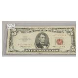 1963 $5 Red Seal Note