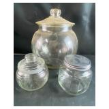 Clear jars