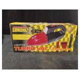 Simoniz Lighted Turbo Vac with 3 Attatchments