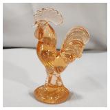 Peach Color Standing Rooster Figure