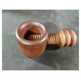 Vintage Wood Nut Cracker Nutcracker Wooden Screw