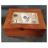 Vintage shadow trinket box