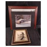 Vintage framed artwork