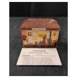 Vintage Tinscapes  collectible metal tin can