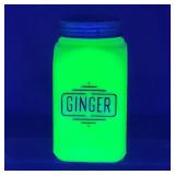 McKee Glass Uranium Custard Ginger Shaker