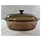vintage Corning Visions Amber 4-Liter (4 Qt.)