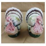 Vintage Thanksgiving Turkey ceramic candle