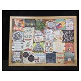 23x17 cork board with inspirational sayings