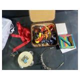 Jewelry boxes, lanyards, tiara and more