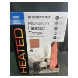 Biddeford micro plus heated throw with digital