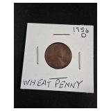 1956 D wheat penny