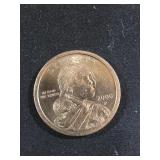 2000 U.S. Sacagawea Gold-Tone One Dollar Coin