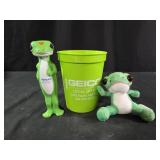 Geico cup keychain figure