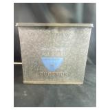 " Property of All-Star dairies superior" milk box