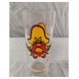 Vintage Pepsi "Yosemite Sam" collectible glass