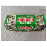 Topps Football Cards. Opened box