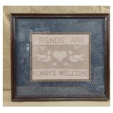 Handmade wall decor 17 x 15 1/2