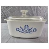 vintage CorningWare Blue Cornflower square