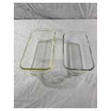Pyrex glass loaf pans