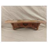 Wood shelf 24 x 5 1/2