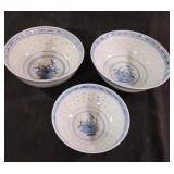 vintage Jingdezhen blue and white porcelain