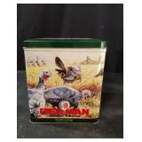 Vintage Redman Chewing Tobacco metal tin can