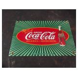 Coca-Cola collectible metal sign