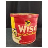 Vintage Large Wise Potato Chips Container