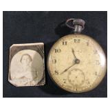 Antique pocket watch made in Germany,  nostalgic