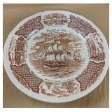 vintage Alfred Meakin "Fair Winds" brown