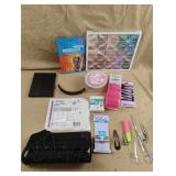 Hair clips, eye shadow and more.....