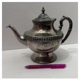 Lehman? Vintage silver plated teapot with