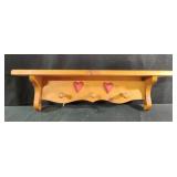 Wood shelf 24 x 12