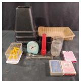 Bed risers, playing cards and more.....