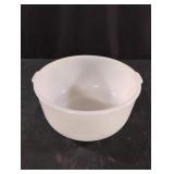 Glasbake milk glass mixing bowl