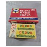 vintage match packaging, including a red Diamond