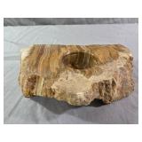 Stone tea light holder
