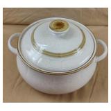 Vintage Crown Manor Floral Garden Lidded