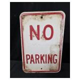 12x18 metal no parking sign