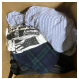 Box of XL men clothes