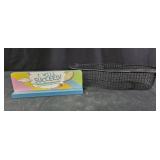 Dr Suess sign and wire mesh basket
