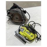 Skilsaw Legend Circular Saw / Ryobi Jig Saw