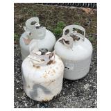 3 Propane Tanks