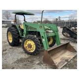 John Deere 5400 Tractor w/ Loader (2 remotes)