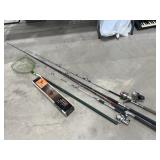 Fishing Rods / Reels / Net / Rock Rack