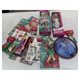 Barbie Dolls / Plate / Pins / Cards
